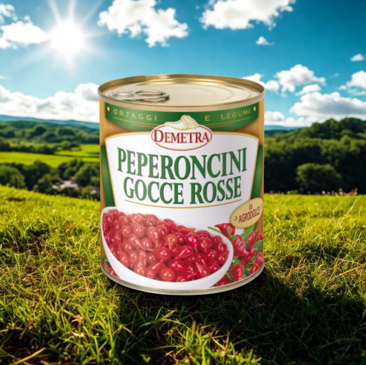 Gouttes poivrons rouge