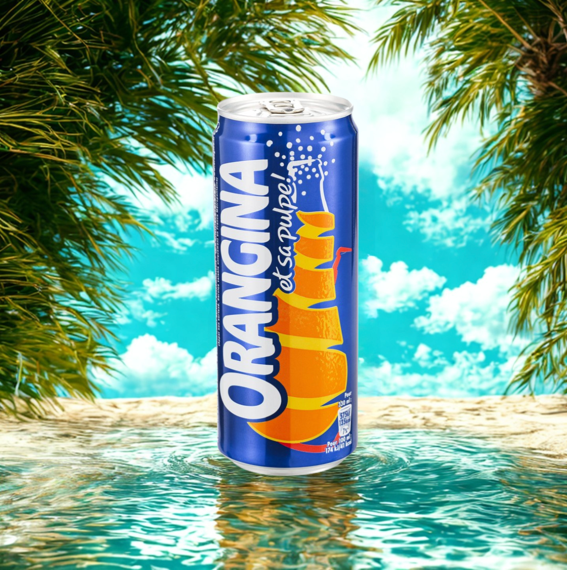 Canette Orangina