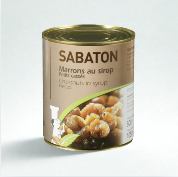 Marrons au sirop petits cassés