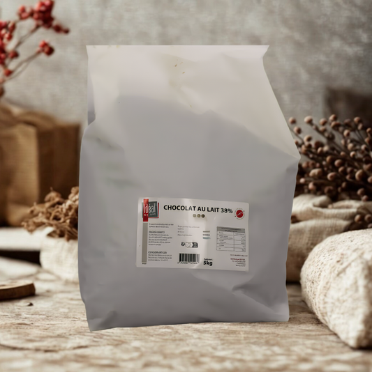 Chocolat de couverture lait 38%