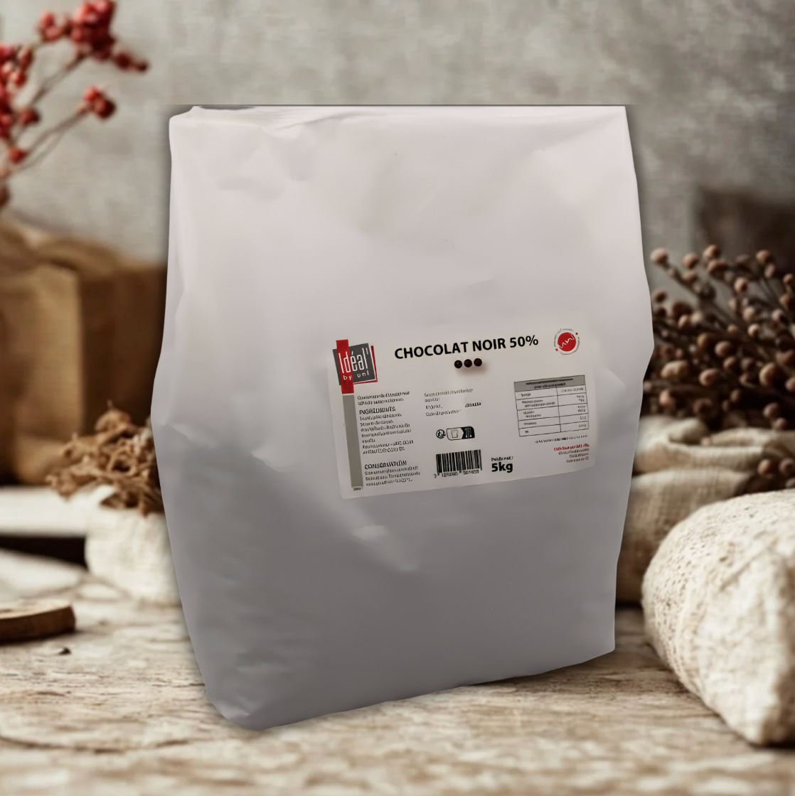 Chocolat de couverture noir 50%