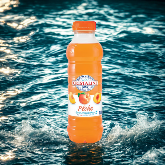 Cristaline arome pêche