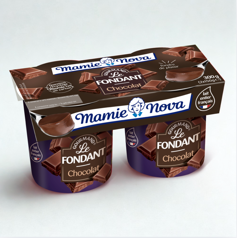 Yaourt gourmand fondant au chocolat
