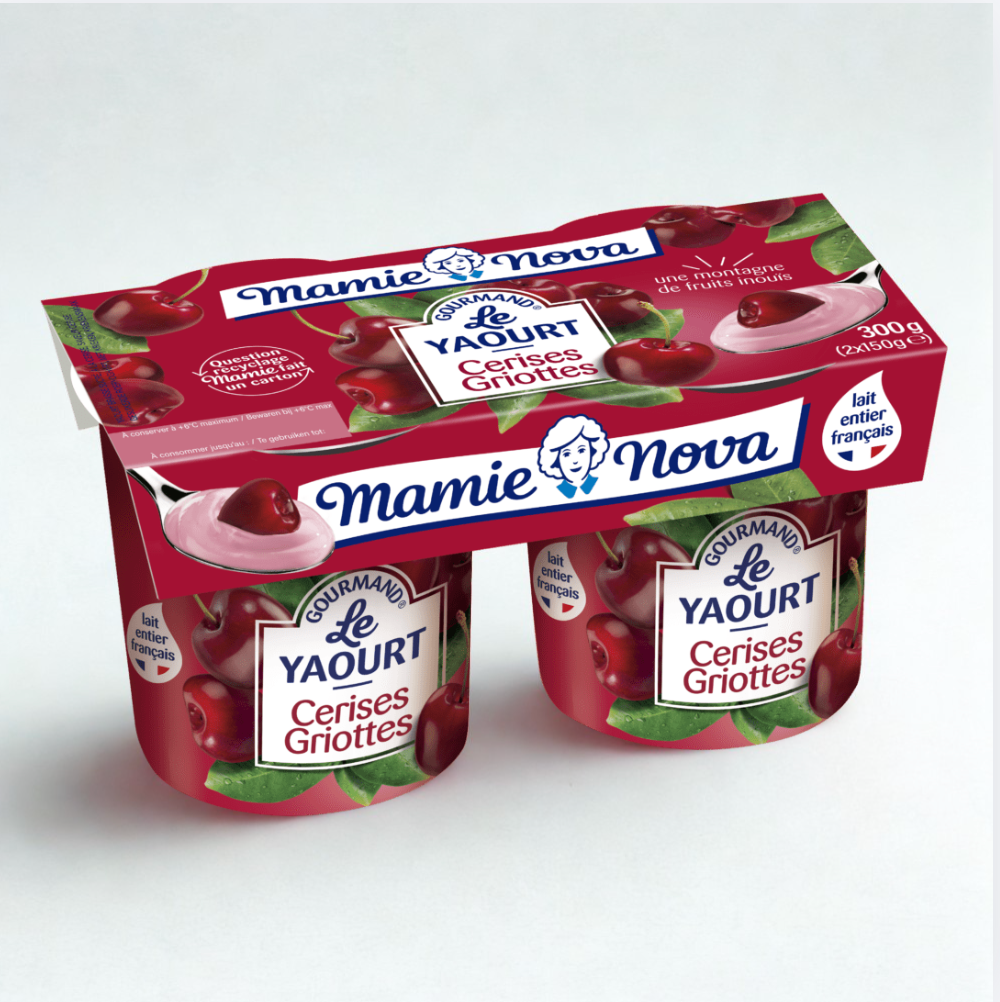 Yaourt gourmand cerises griottes