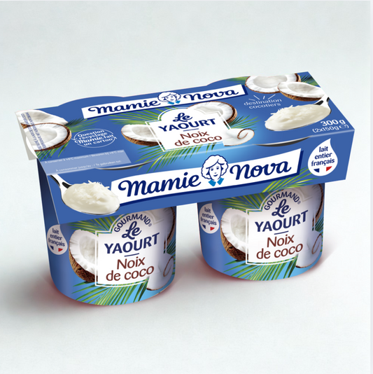 Yaourt gourmand noix de coco