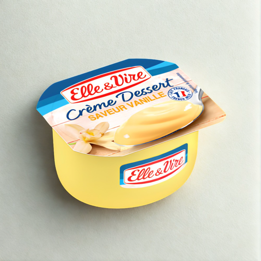 Crème dessert saveur vanille