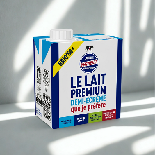 Lait premium demi-écrémé