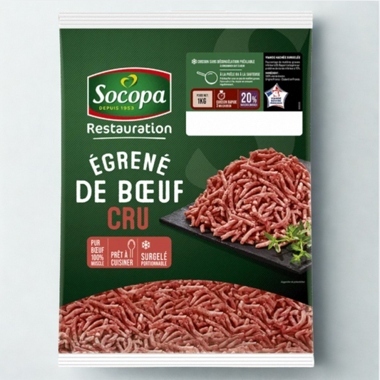Égrené VBF cru surgelé