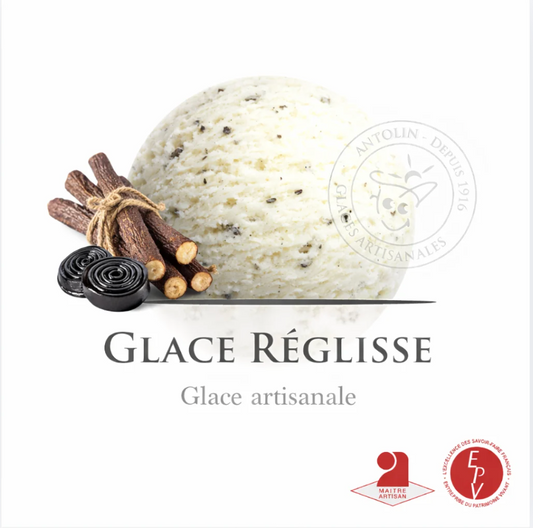 Crème glacée Antolin saveur Réglisse