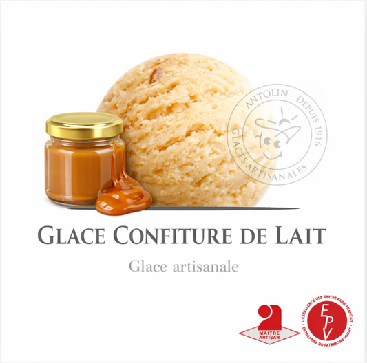Crème glacée Antolin saveur Confiture de lait