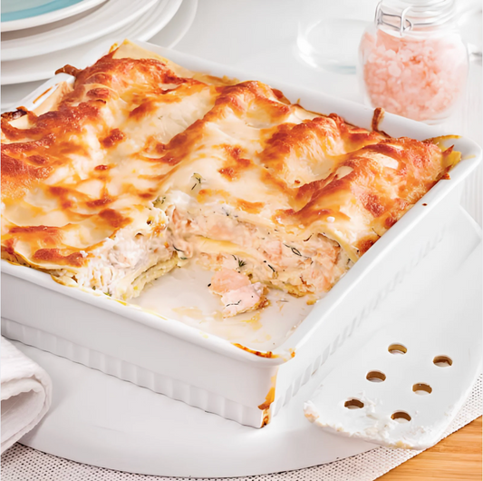 Lasagne au saumon surgelée