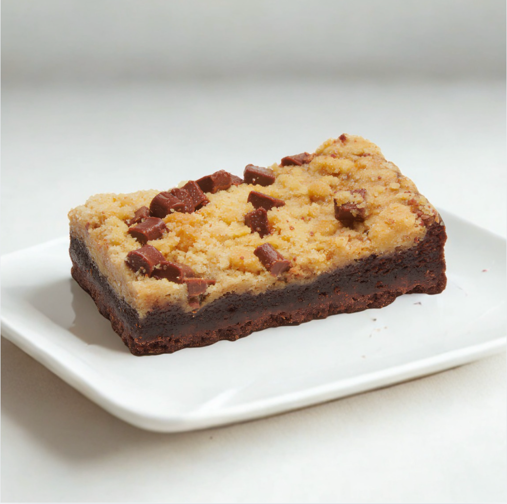 Brookie prédécoupé surgelé