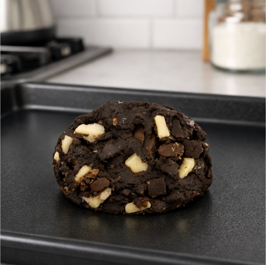 Cookie cru au cacao 3 chocolats surgelé