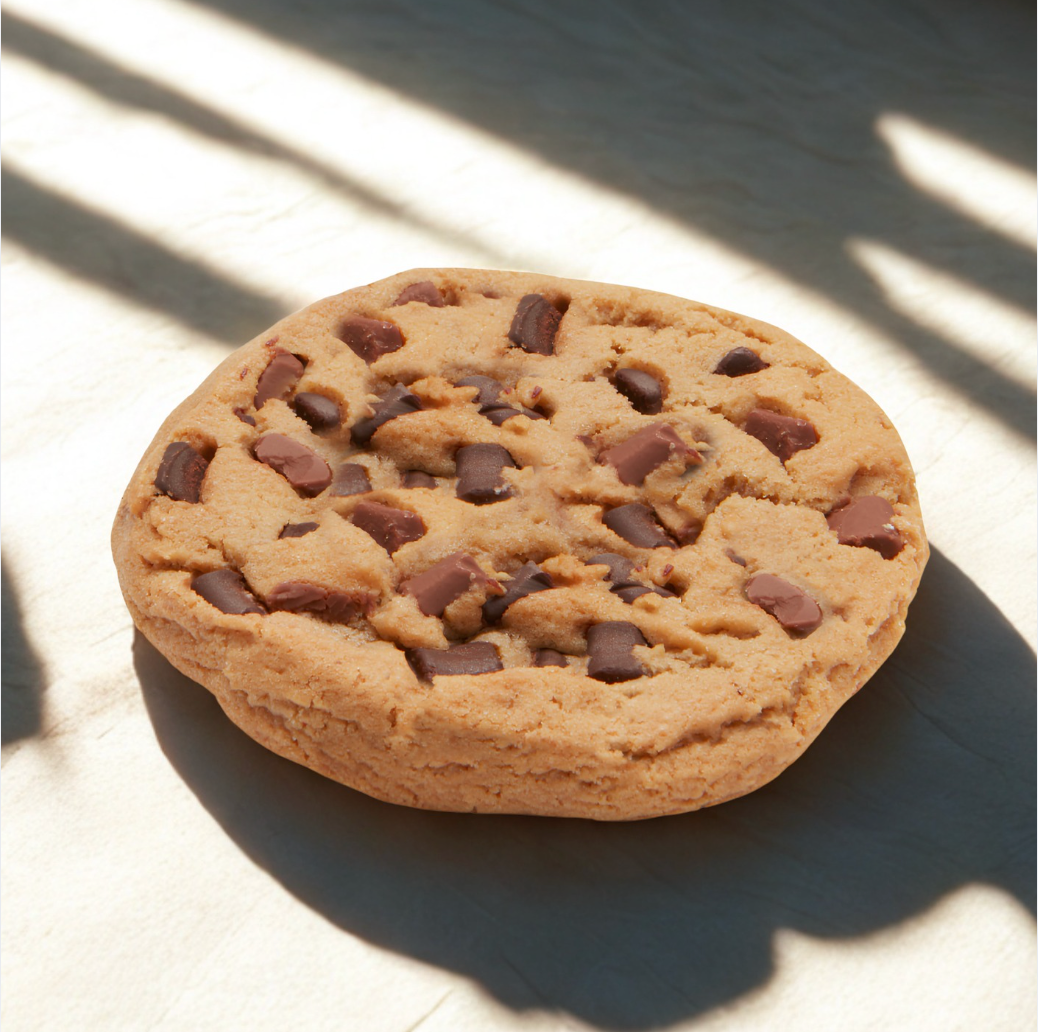 Cookie cuit chocolat au lait surgelé