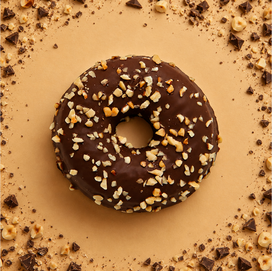 Donut chocolat noisettes surgelé