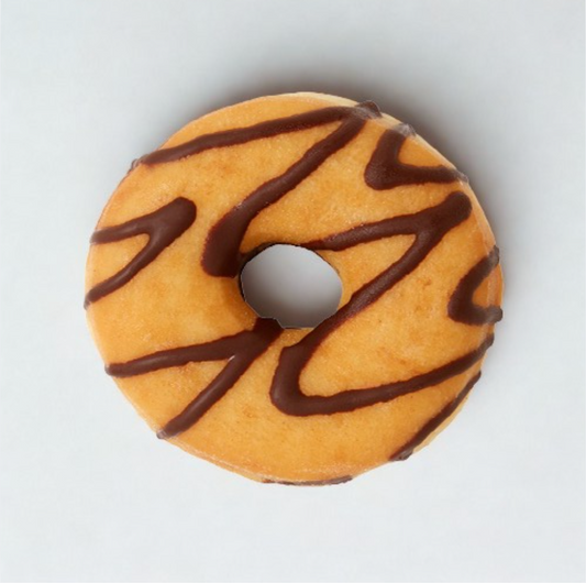 Donut chocolat noir décoré surgelé