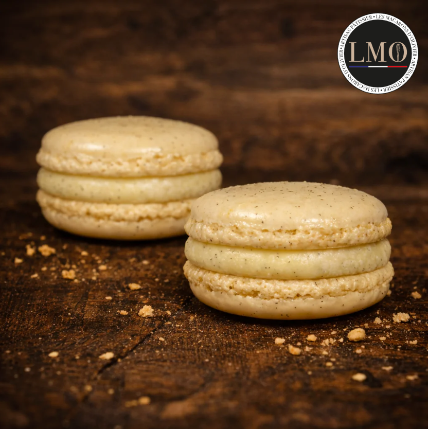Macaron saveur vanille Bourbon surgelé