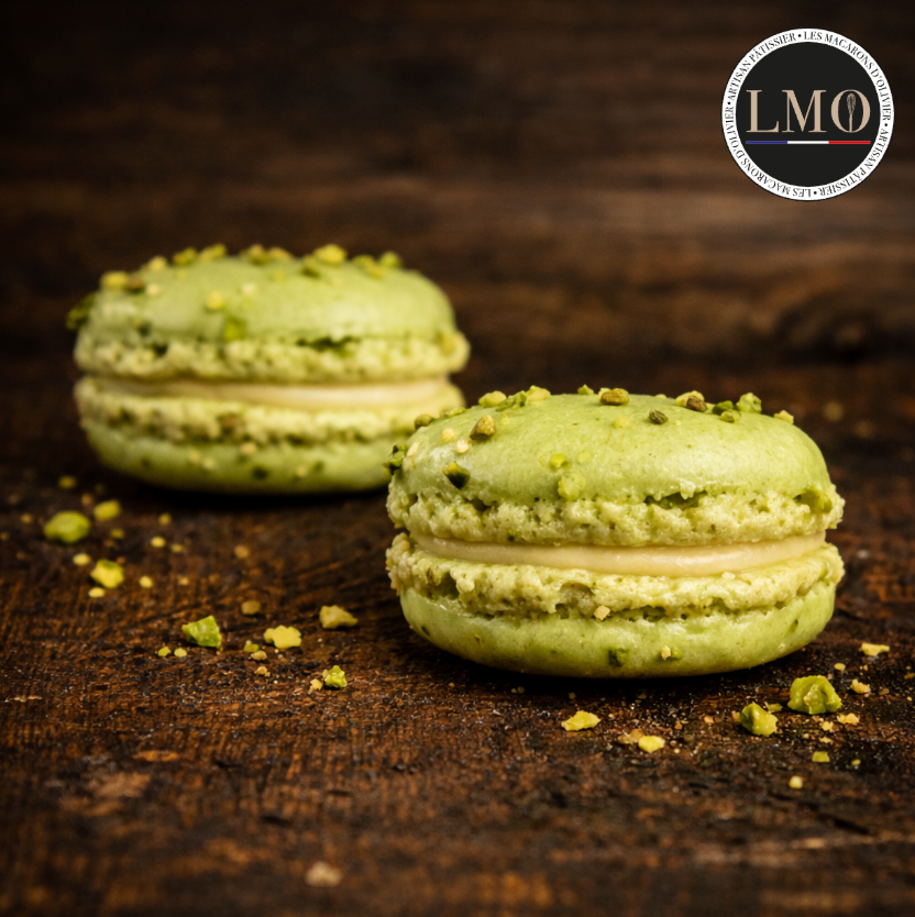 Macaron saveur pistache surgelé