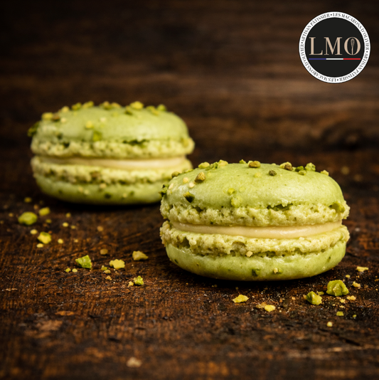 Macaron saveur pistache surgelé