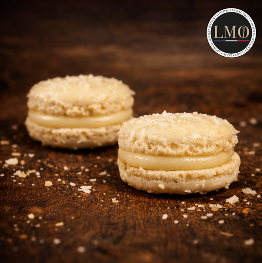 Macaron saveur noix de coco surgelé