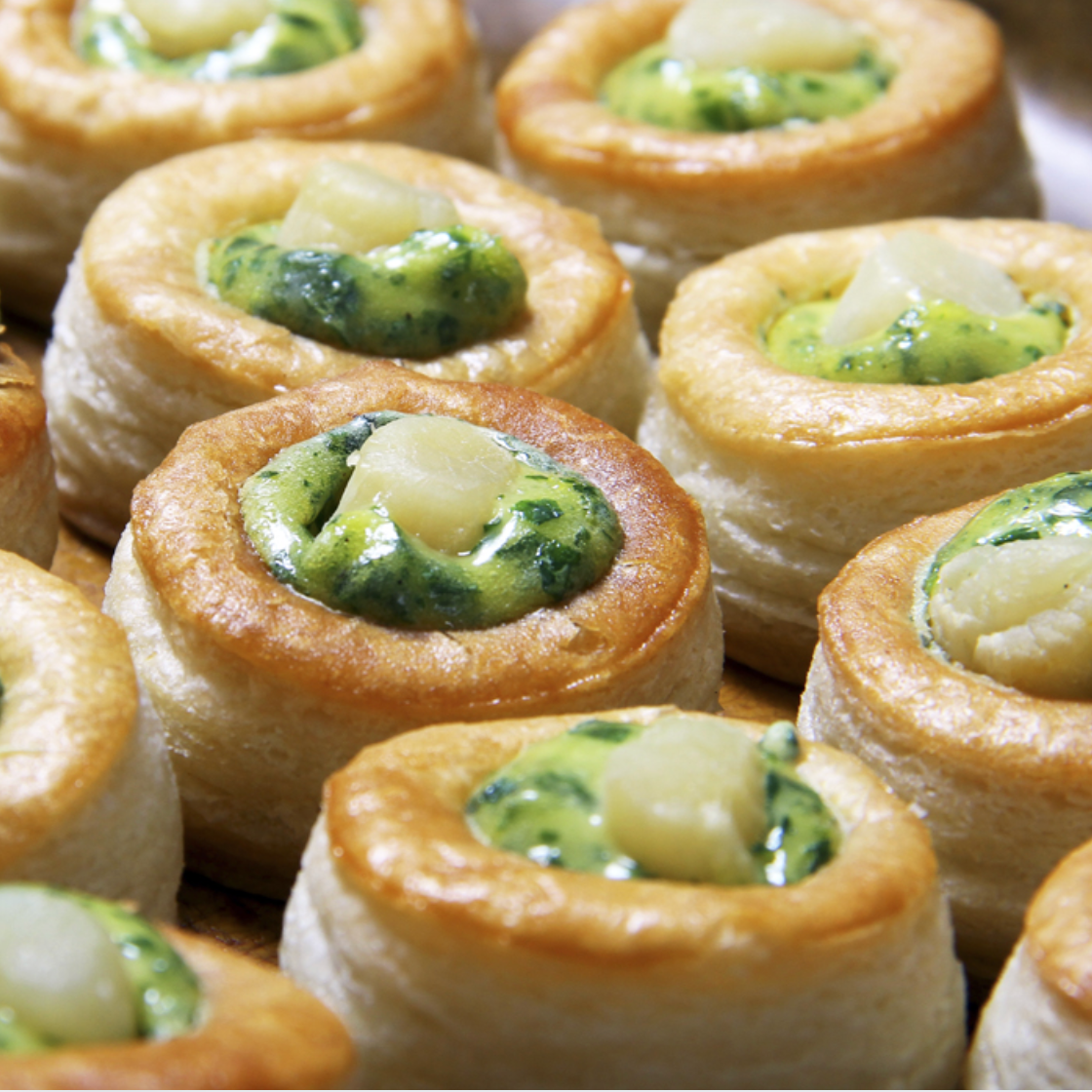 Mini briochettes Noix de St Jaques surgelées