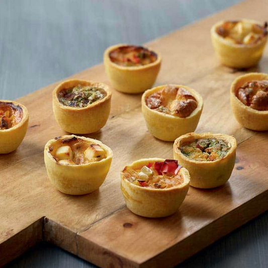 Mini quiches surgelées