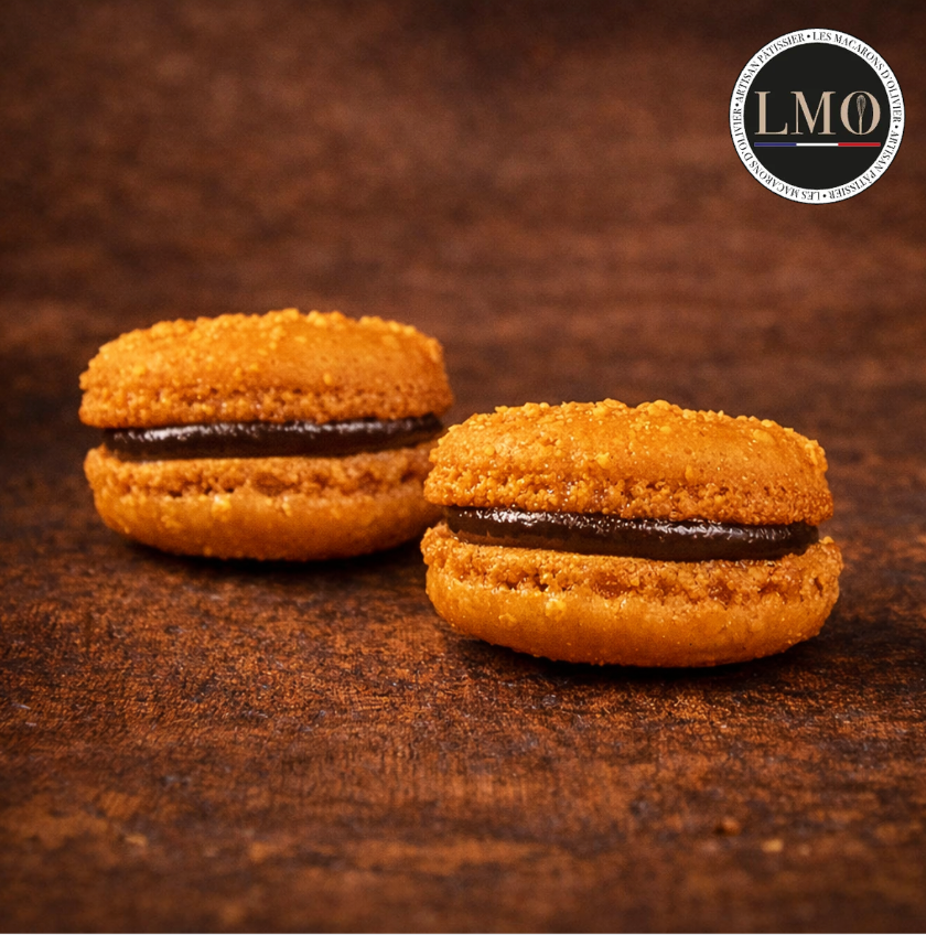 Macaron saveur abricot romarin surgelé