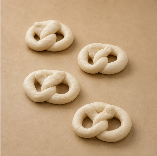 Bretzel cru surgelé