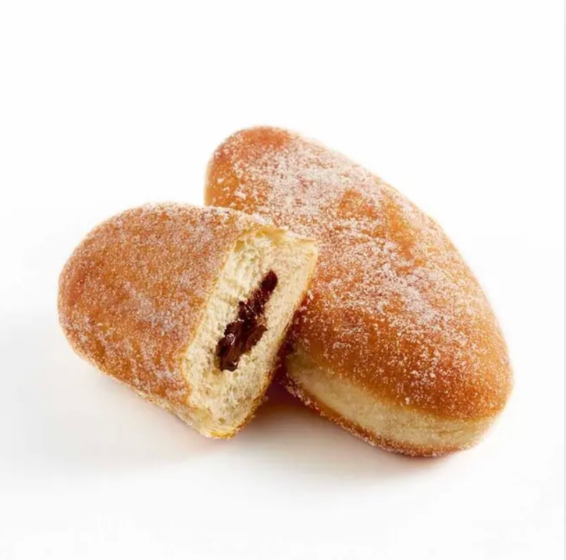 Mascotte au chocolat noisette surgelée