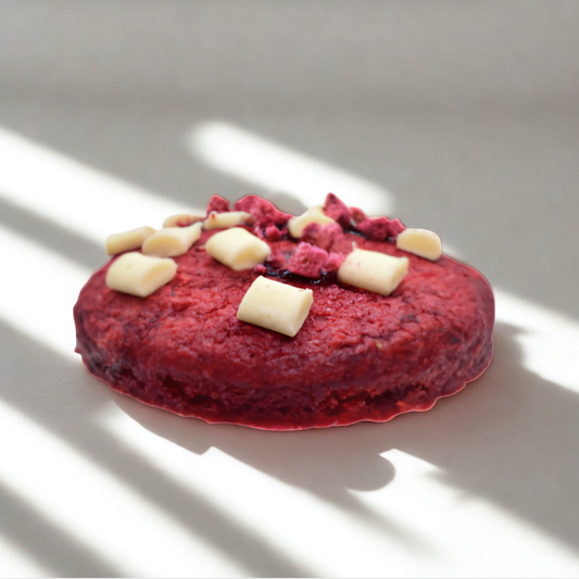 Cookie cuit à la framboise surgelé