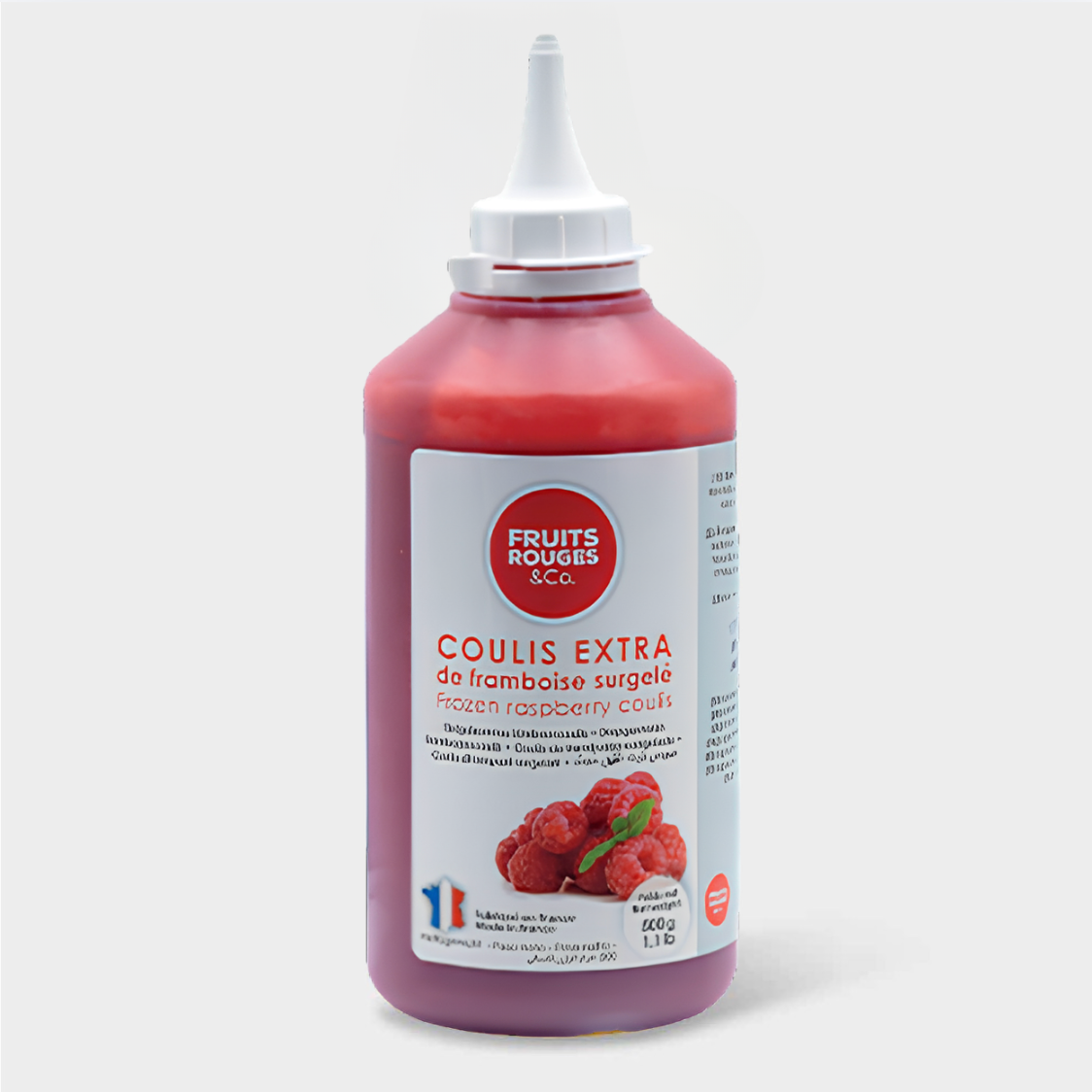 Coulis de framboise surgelé