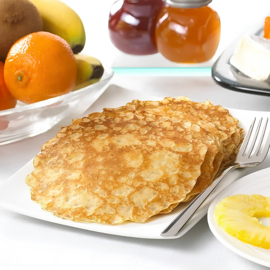 Mini crêpe moelleuse sucrée surgelée