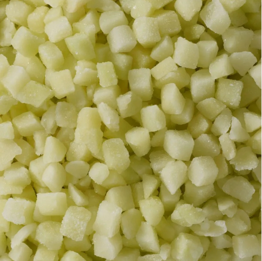 Pommes cubes surgelées