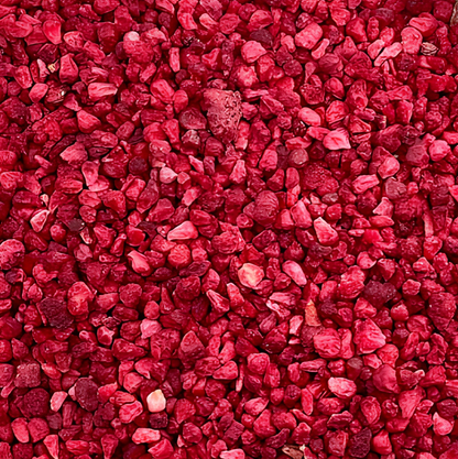 Brisures de framboises surgelées