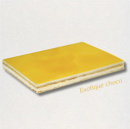 Demi cadre exotique chocolat blanc surgelé