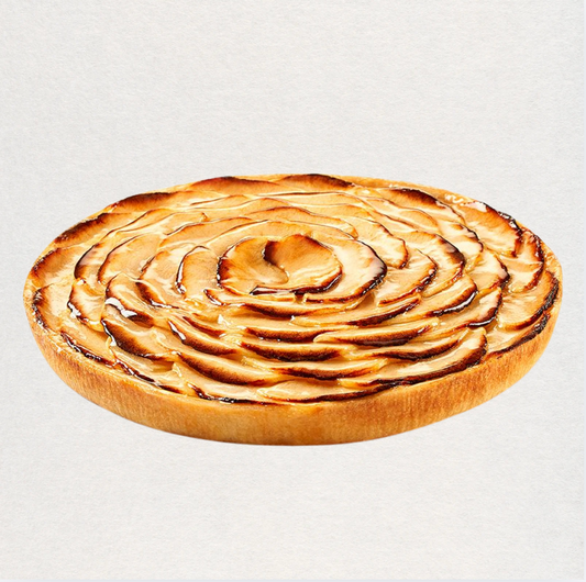 Tarte aux pommes découpée surgelée