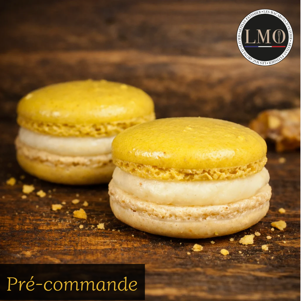 Macaron saveur chèvre et miel surgelés