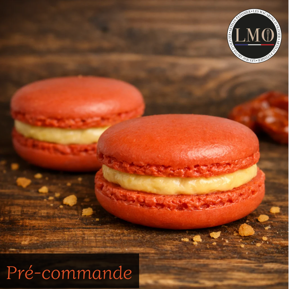 Macaron saveur tomates confites et ail surgelés