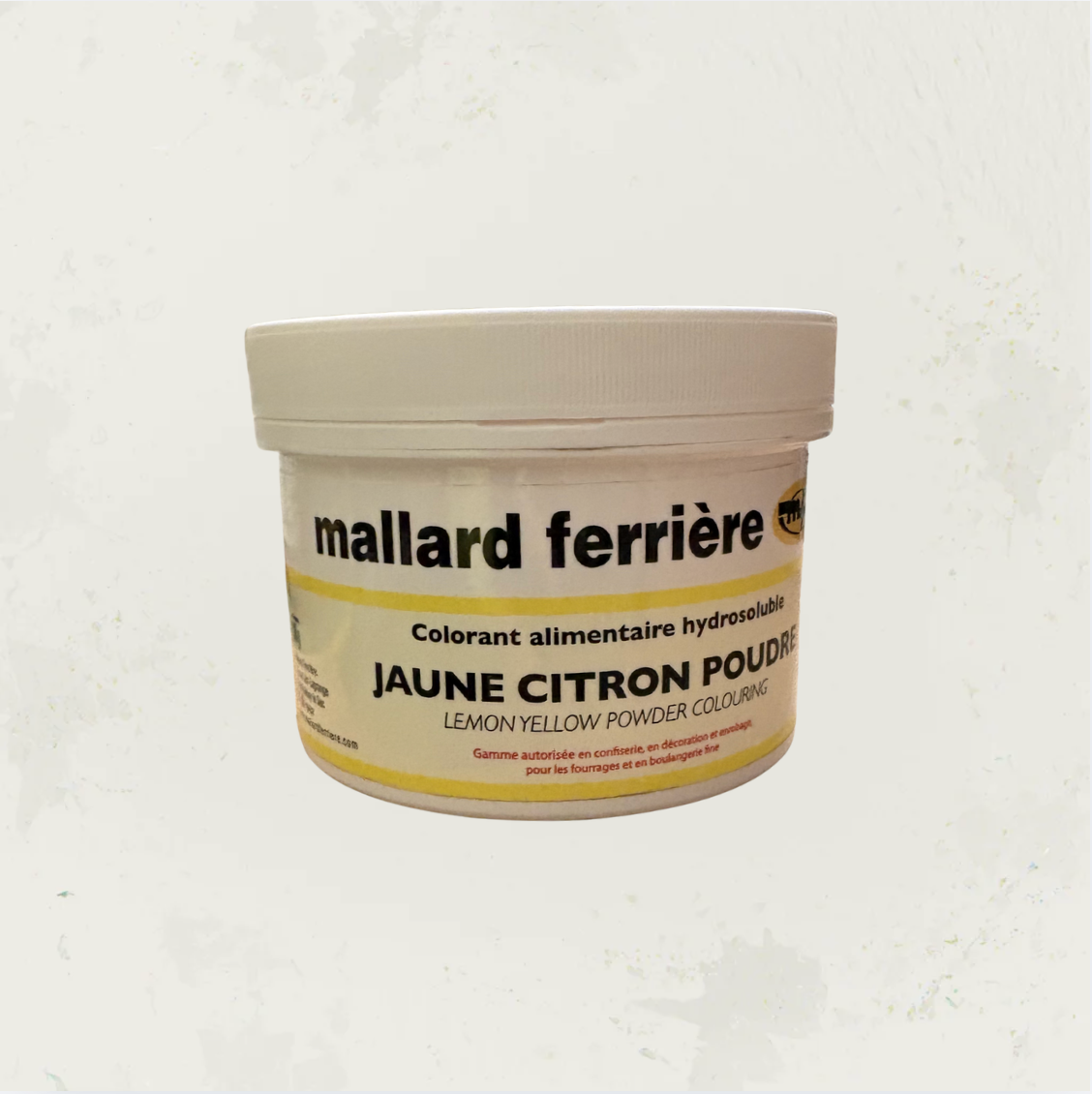 Colorant poudre jaune citron hydrosoluble
