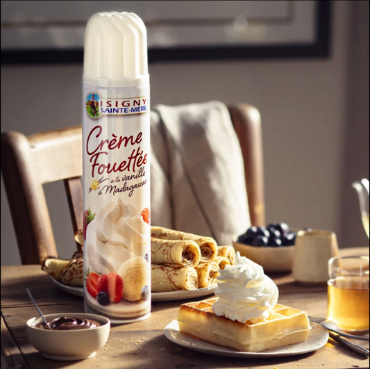 Bombe de crème fouettée d'Isigny