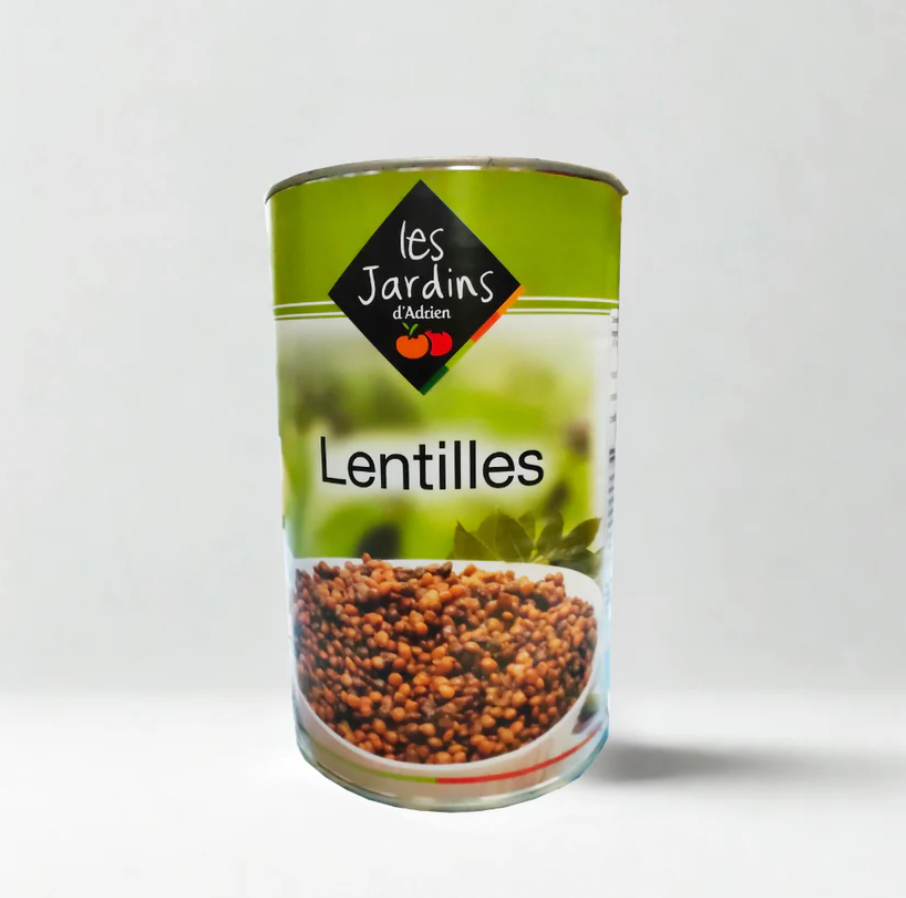 Lentilles préparées
