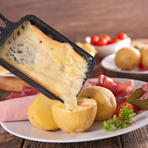 Tranche de fromage à raclette surgelée